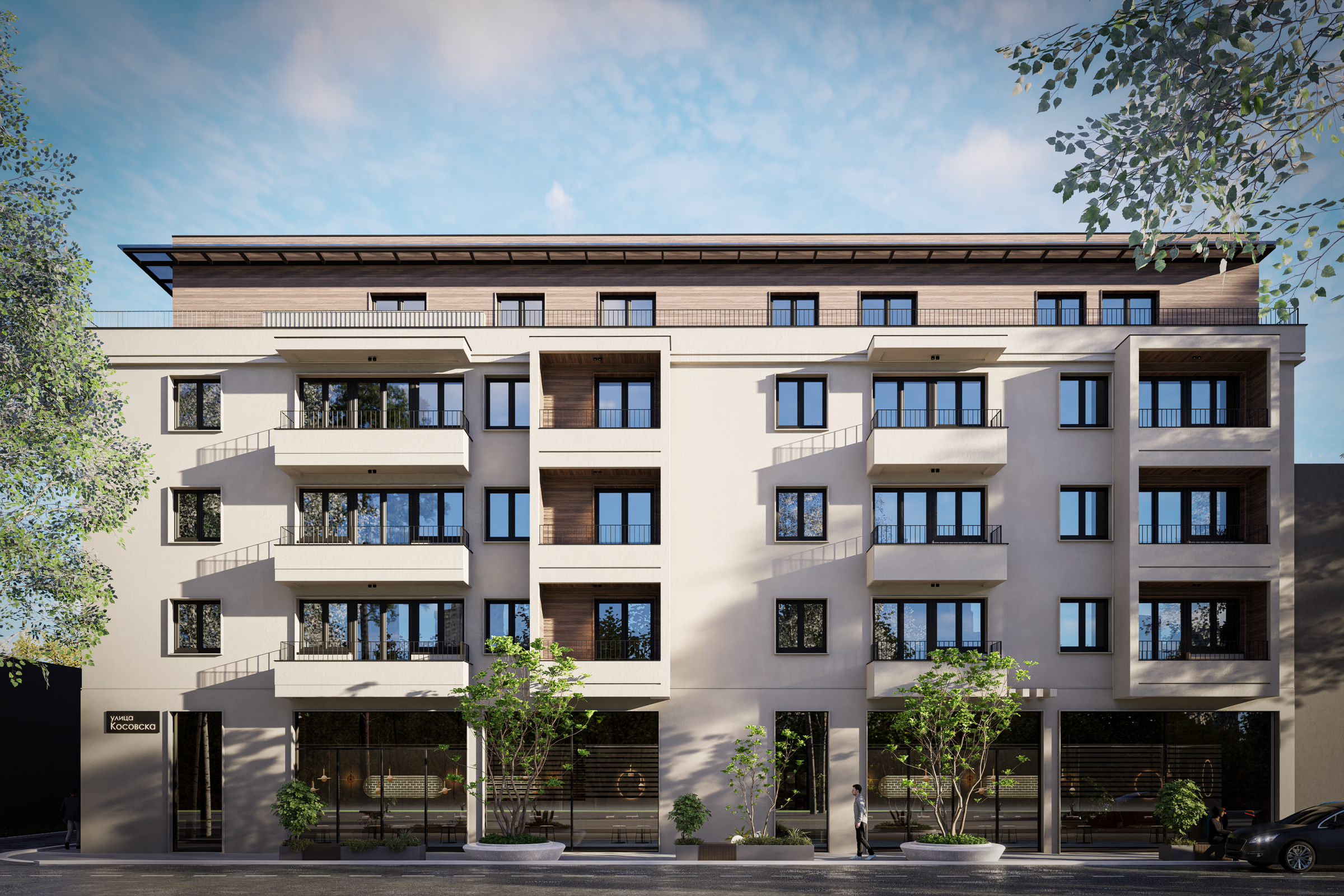 Fasada zgrade Kosovska House